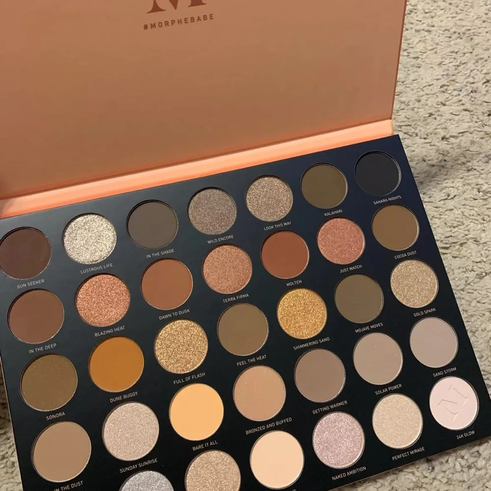 Morphe 35U Gilded Desert Palette in Orange and Gold - Picture 2 of 2
